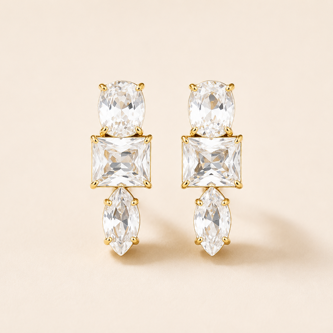Celestia Crystal Drop Earrings