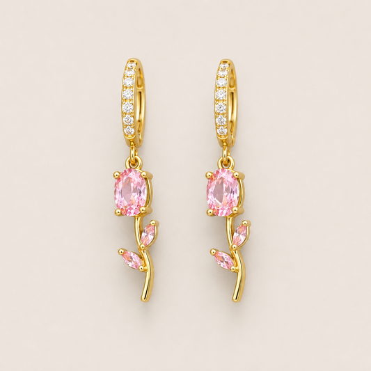 Roselle Bloom Earrings