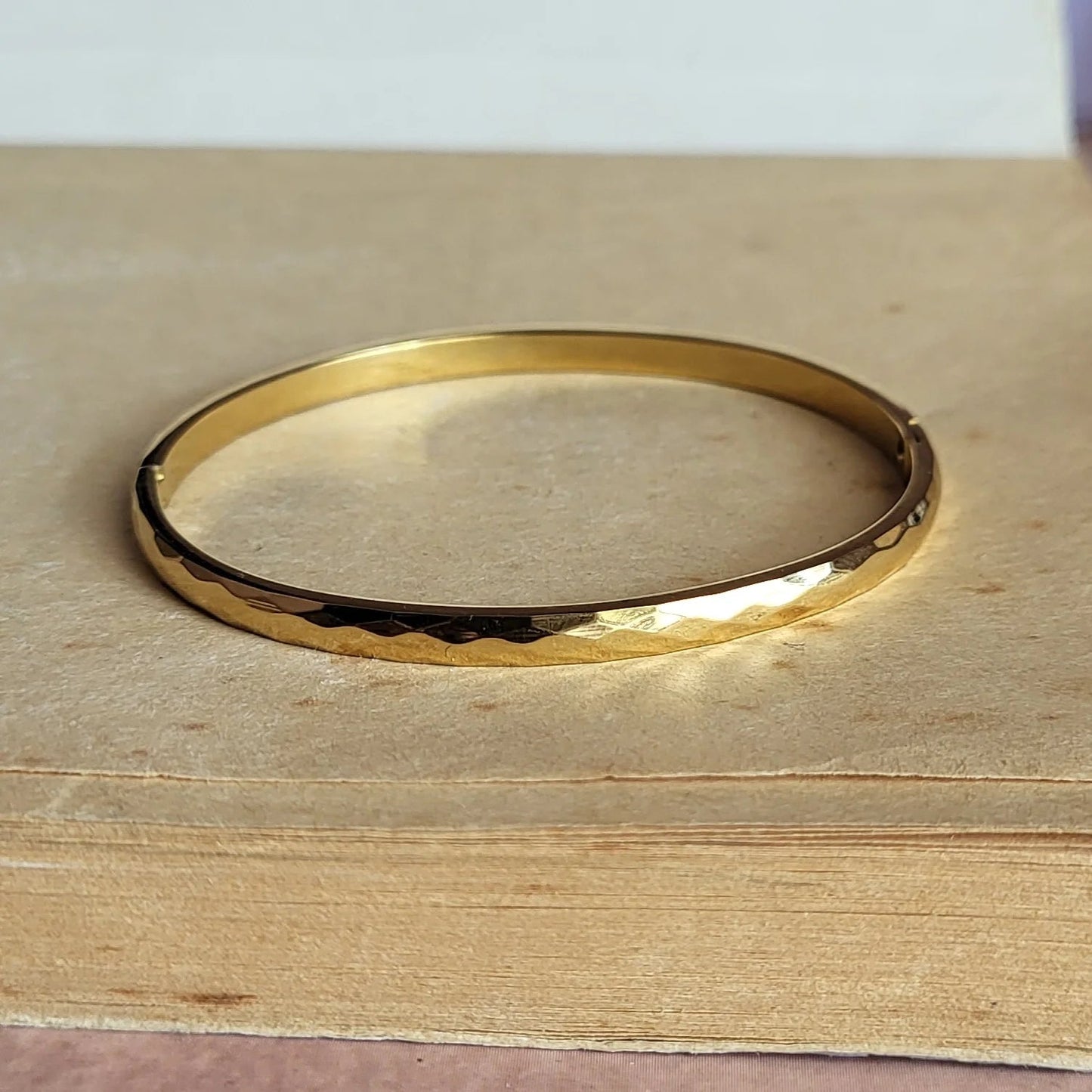 Auric Facet Bangle - Zenee - Bracelets
