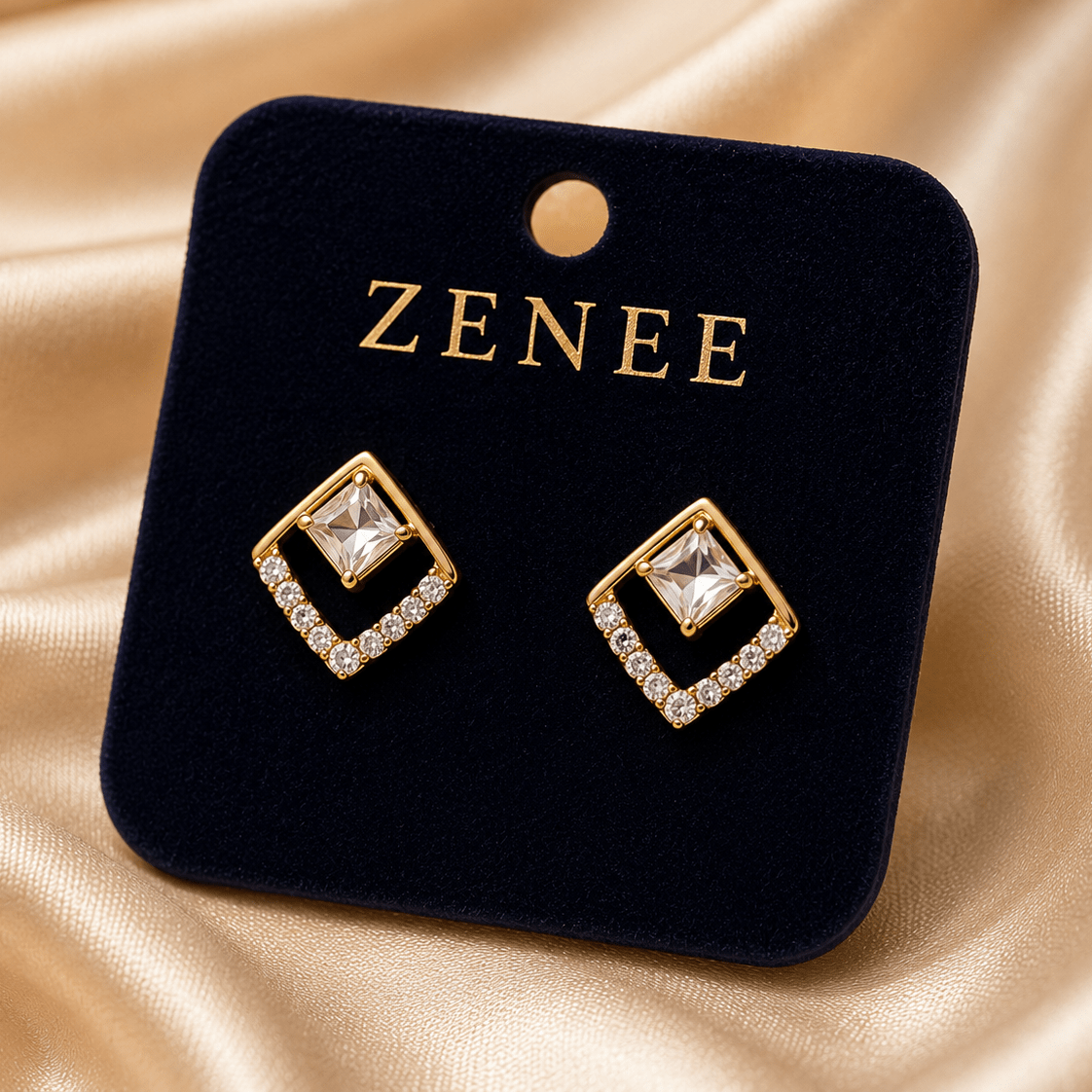 Liora Luxe Stud Earrings - Zenee - Earrings