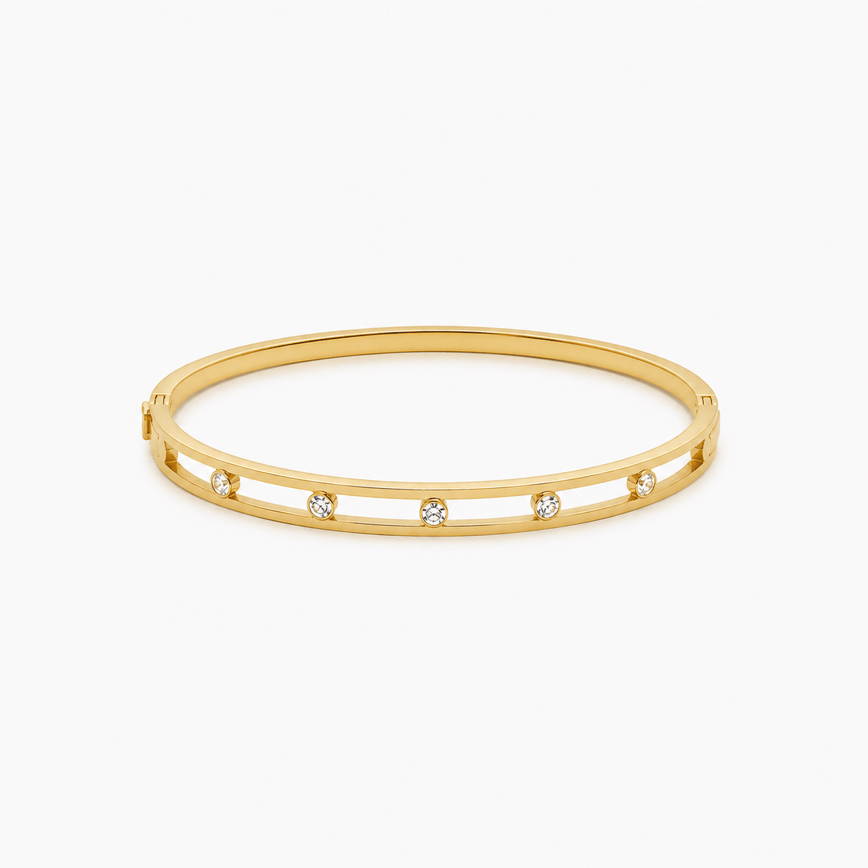 Luna Crystal Baby Bangle - Zenee - Bracelets
