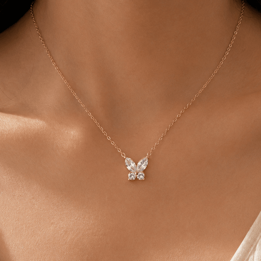 Luna Flutter Necklace - Zenee - Necklaces