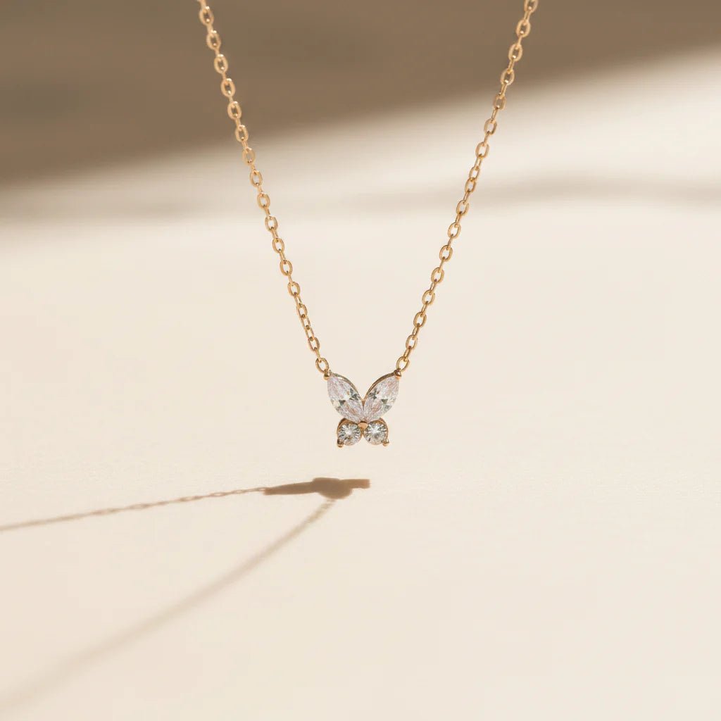 Luna Flutter Necklace - Zenee - Necklaces
