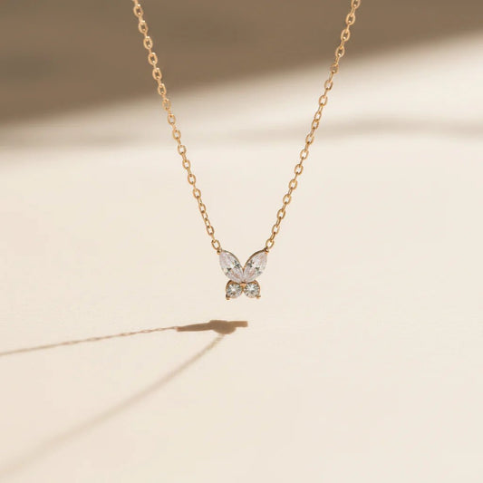 Luna Flutter Necklace - Zenee - Necklaces