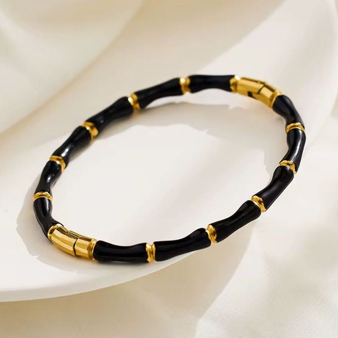 Noir Bamboo Bracelet - Zenee - Bracelets