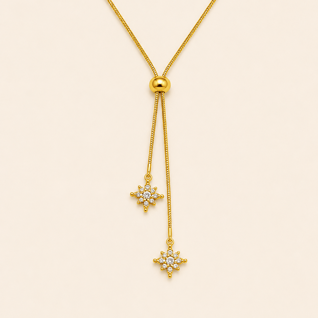 Nova Celeste Slider Necklace - Zenee - Necklaces