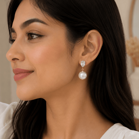 Pearlé Lumi Drop Earrings - Zenee - Earrings