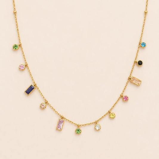 Prism Charm Necklace - Zenee-Necklaces