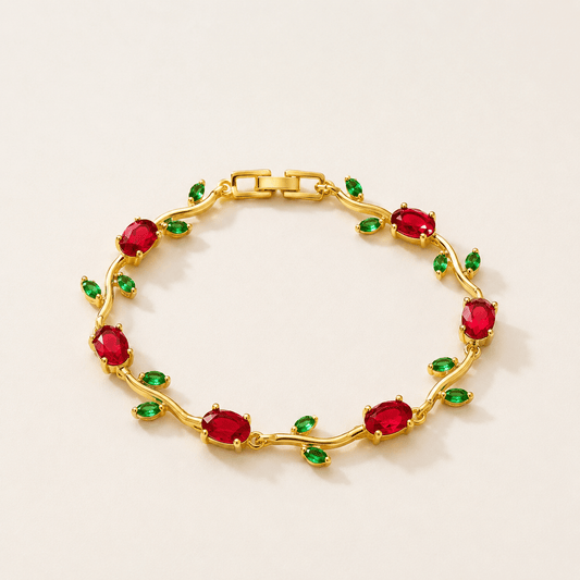 Ruby Vine Bracelet - Zenee - Bracelets