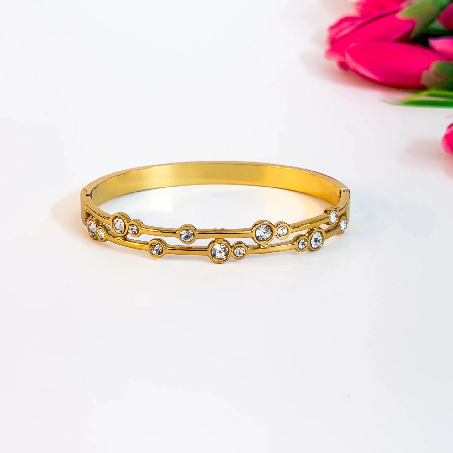 Starlisse Crystal Bangle - Zenee - Bracelets
