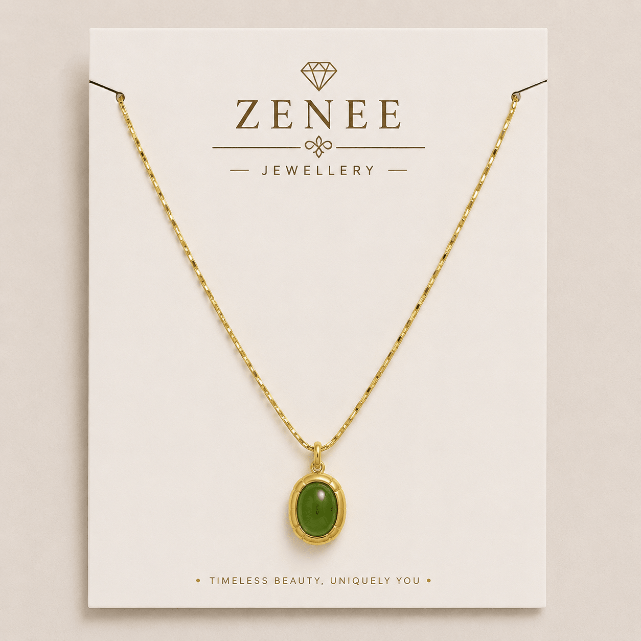 Verde Aura Pendant Necklace - Zenee - Necklaces