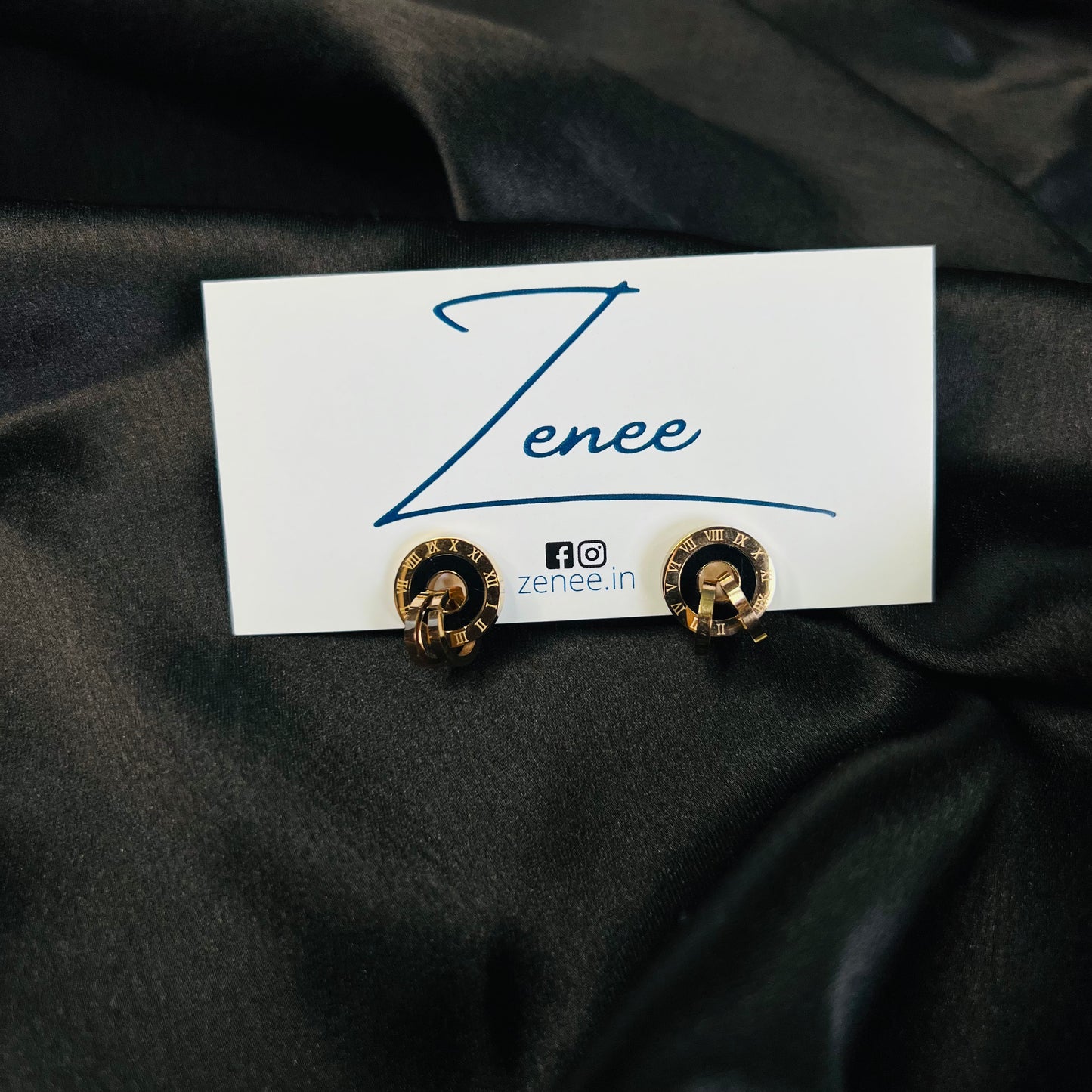 Tangled Roman Halo Earrings