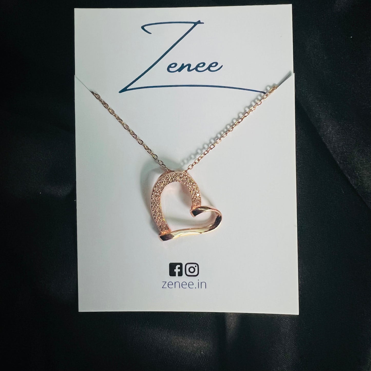 Twisted Heart Necklace