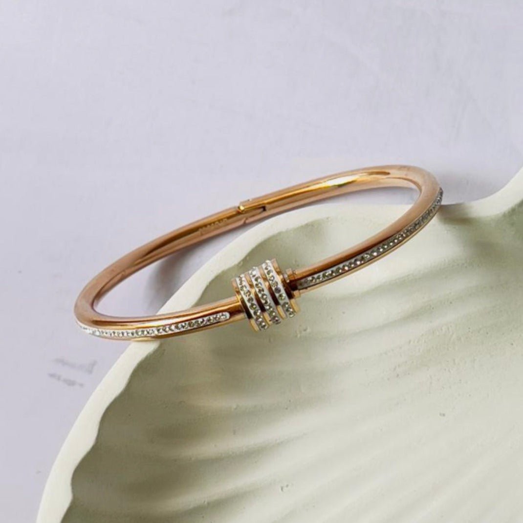 Ana Crystals Band Bracelet - Zenee.in-Bracelets