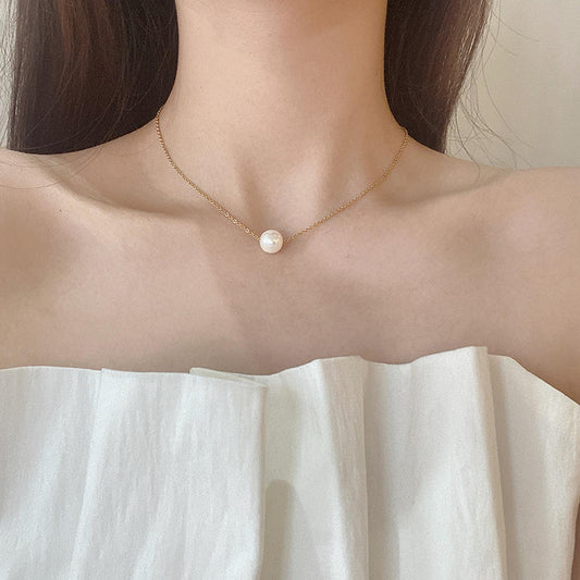 Pearl Choker Necklace - Zenee.in-Necklaces