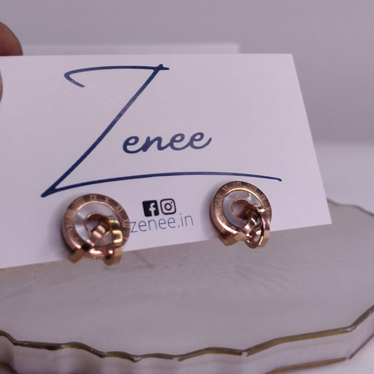 Tangled Roman Halo Earrings - Zenee.in-Earrings