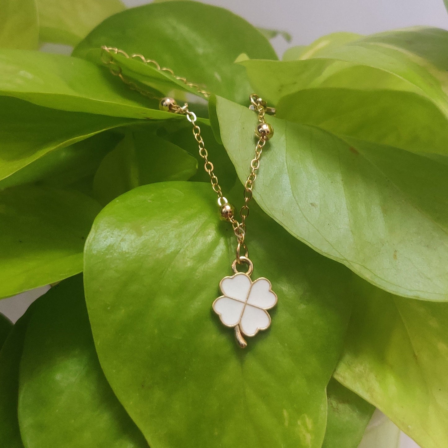 Unicorn Rainbow and Clover Bracelet - Zenee.in-Bracelets