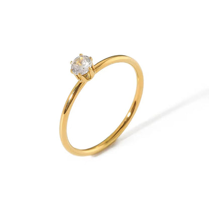 Solenne Solitaire Ring