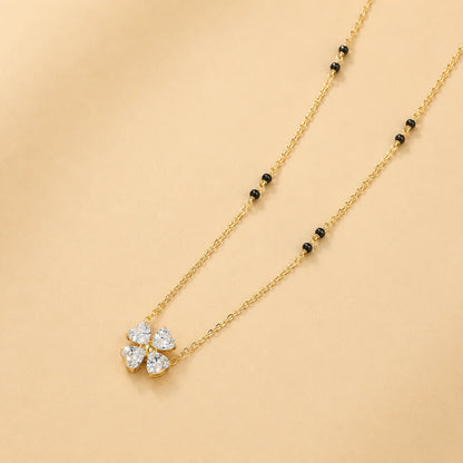 Astera Clover Mangalsutra Necklace