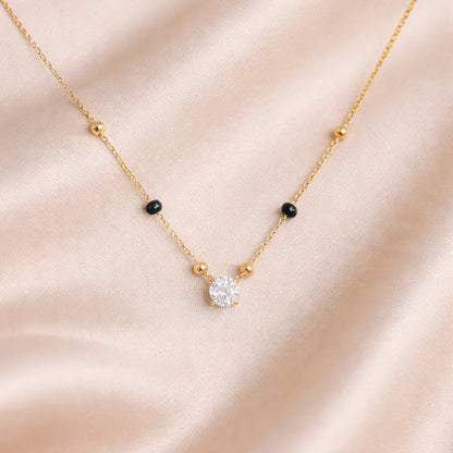 Celeste Solitaire Mangalsutra Necklace