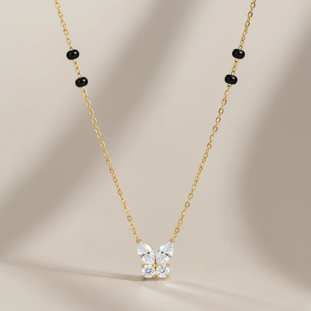 Flutter Grace Butterfly Mangalsutra