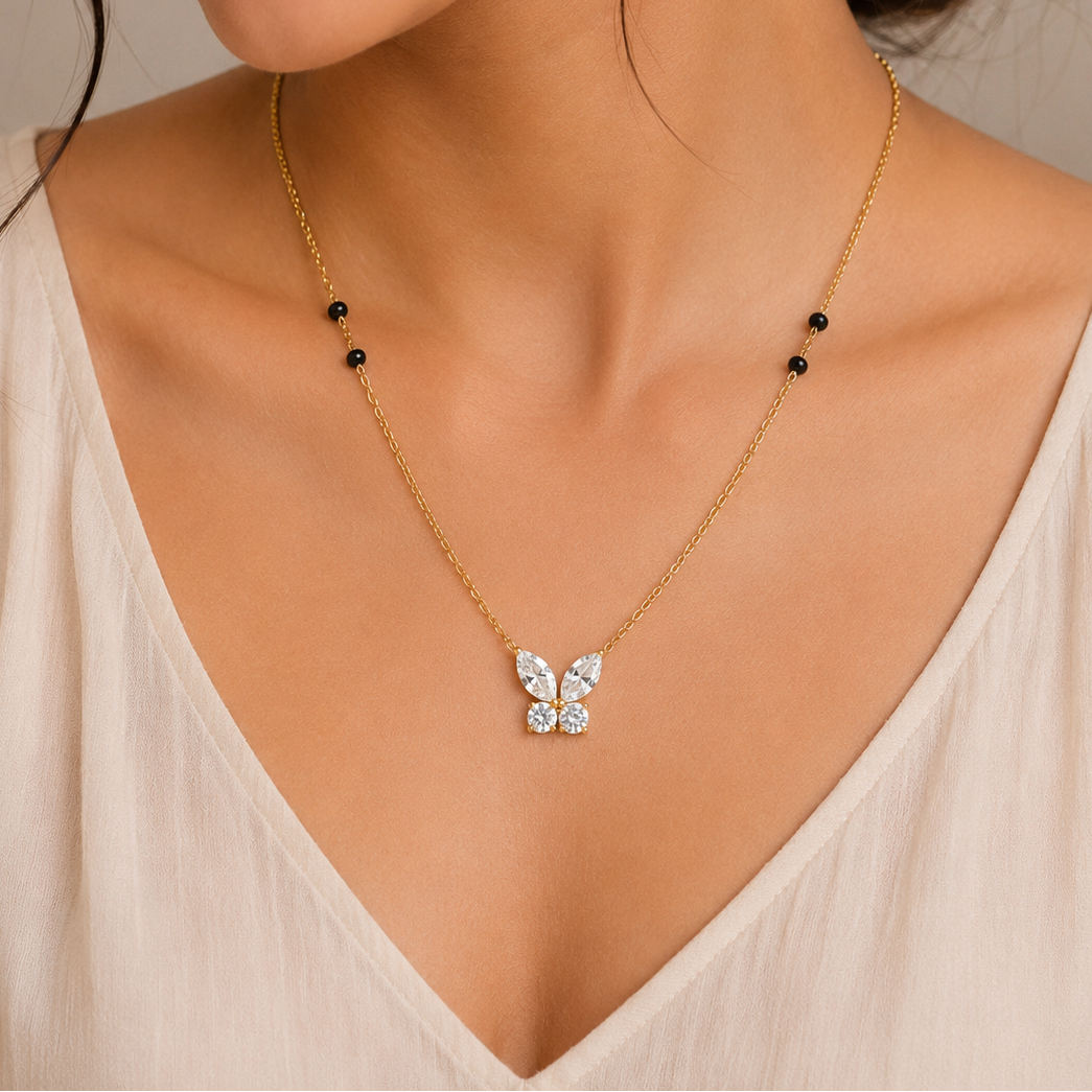 Flutter Grace Butterfly Mangalsutra