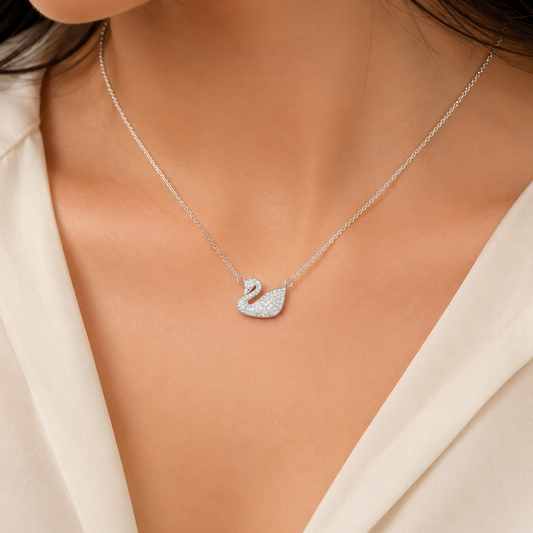 Swanelle Crystal Necklace