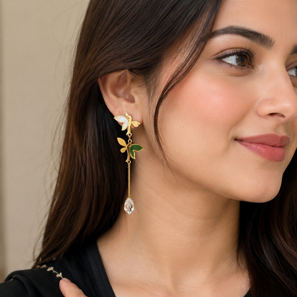Verdelle Bloom Drop Earrings