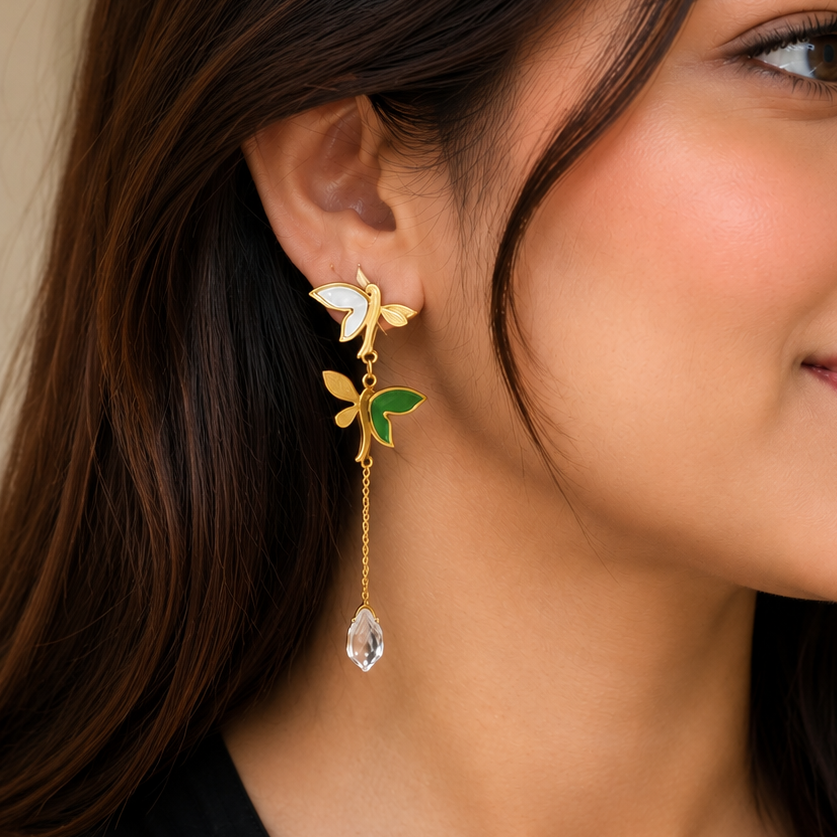 Verdelle Bloom Drop Earrings