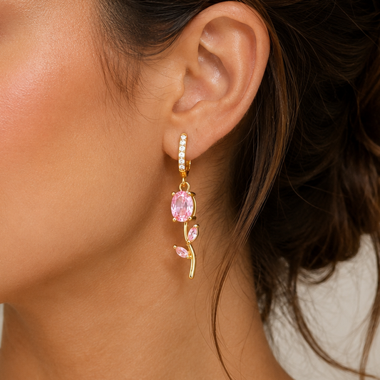 Roselle Bloom Earrings