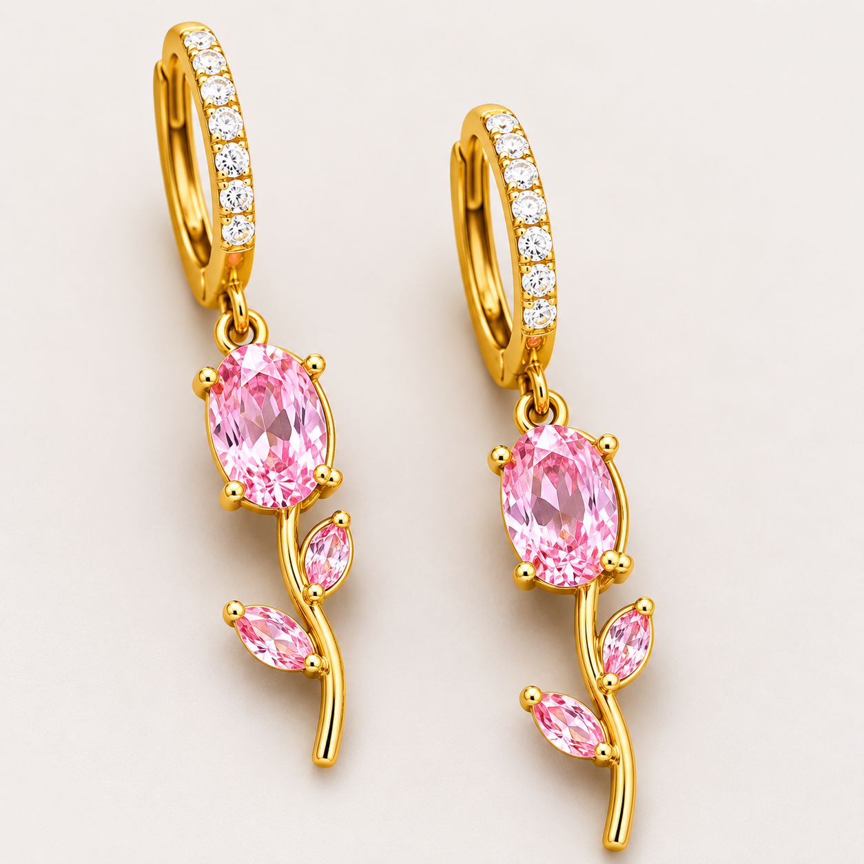 Roselle Bloom Earrings