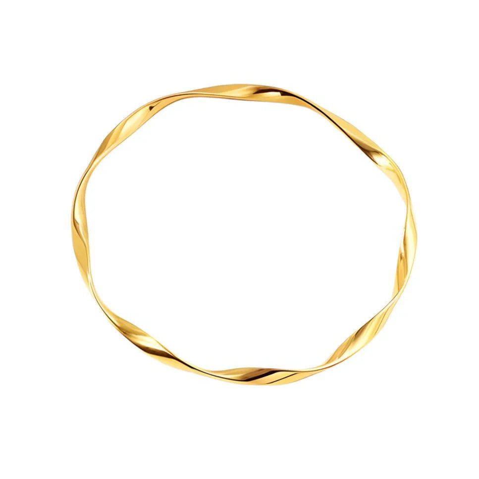 Aura Twist Bangle - Zenee - Bracelets
