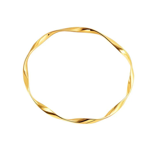 Aura Twist Bangle - Zenee - Bracelets