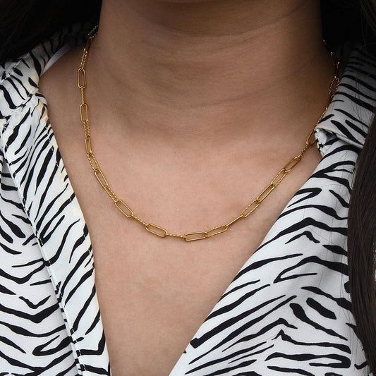 Aurelia Link Necklace - Zenee - Necklaces