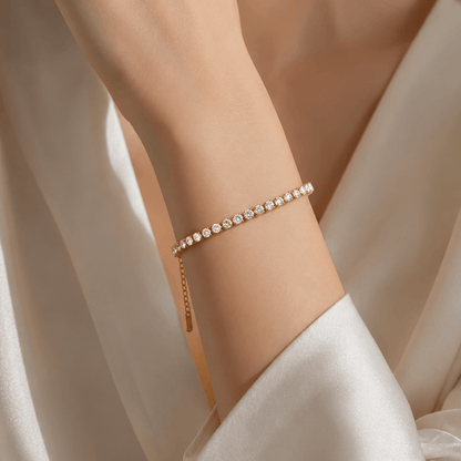 Aurette Tennis Bracelet - Zenee - Bracelets