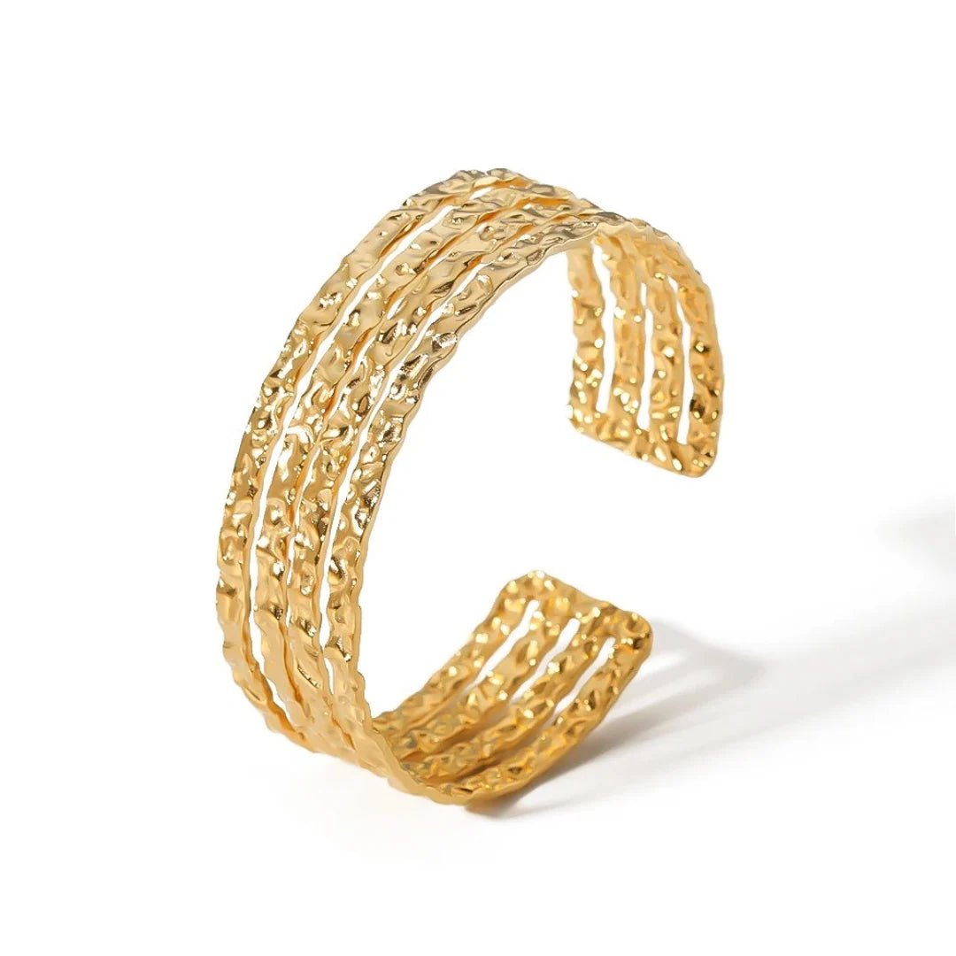 Auric Texture Cuff - Zenee - Bracelets