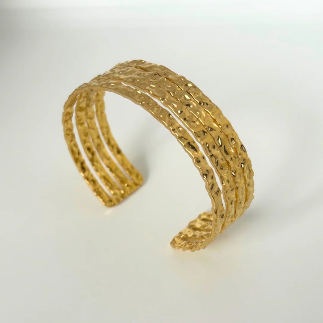 Auric Texture Cuff - Zenee - Bracelets