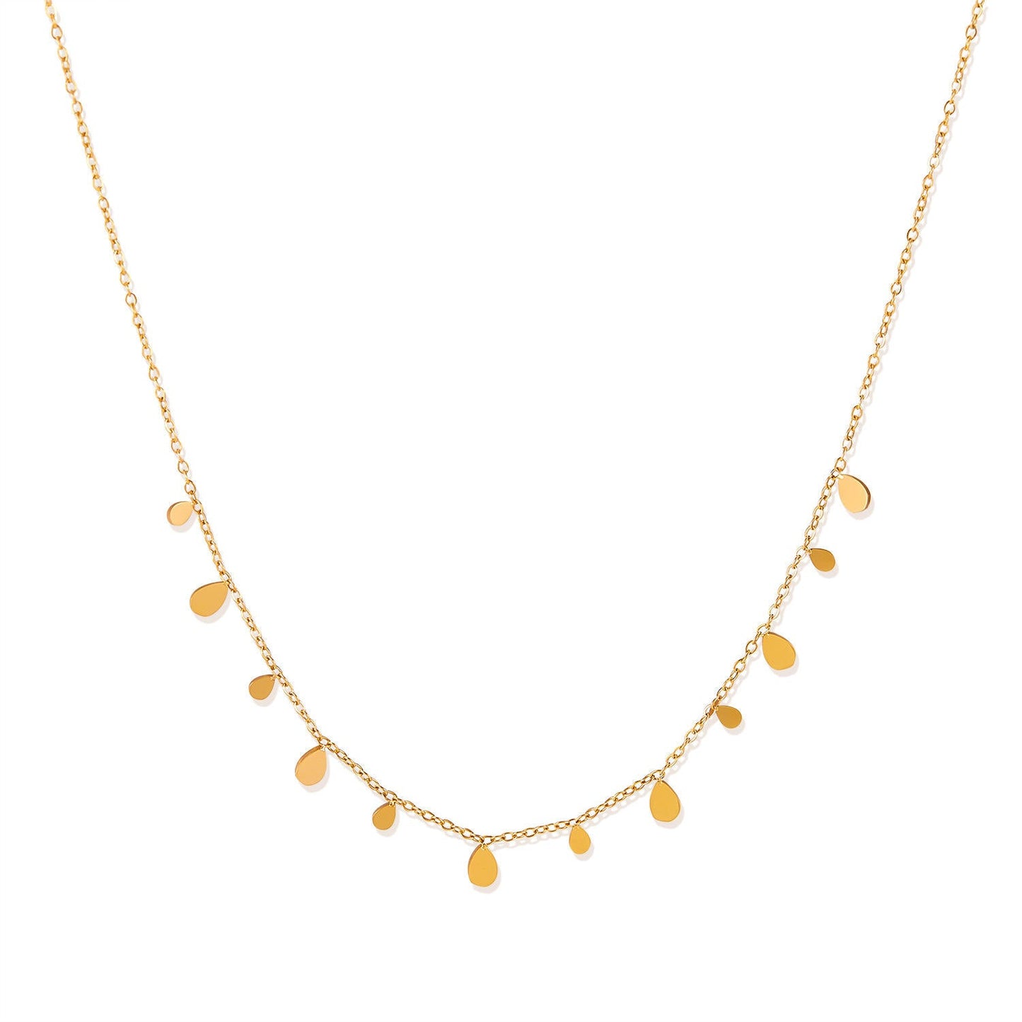 Aurielle Drop Charm Necklace - Zenee - Necklaces