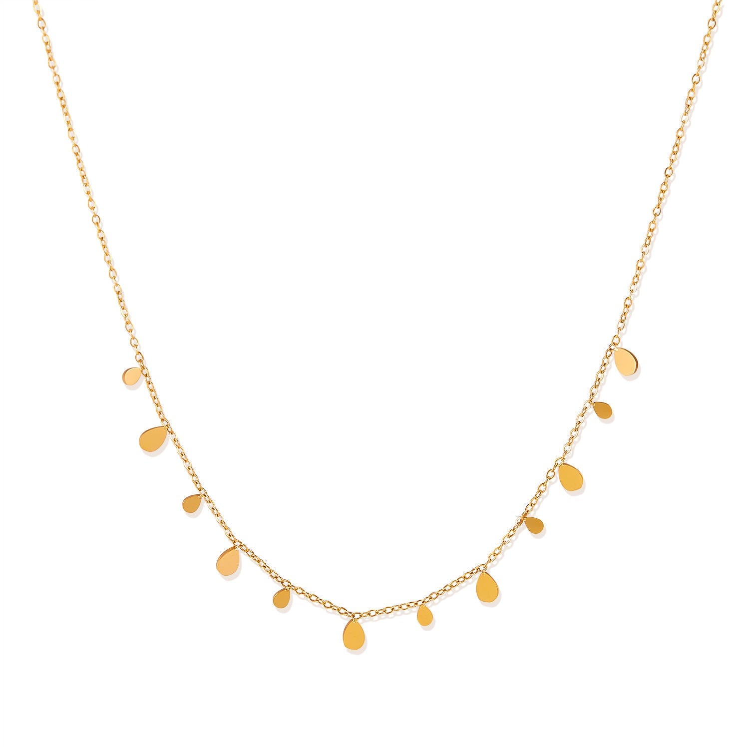 Aurielle Drop Charm Necklace - Zenee - Necklaces