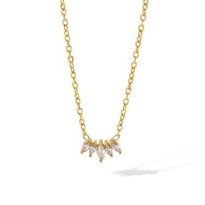 Aurielle Marquise Necklace - Zenee - Necklaces