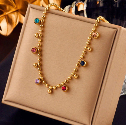 Aurora Charm Necklace - Zenee-Necklaces