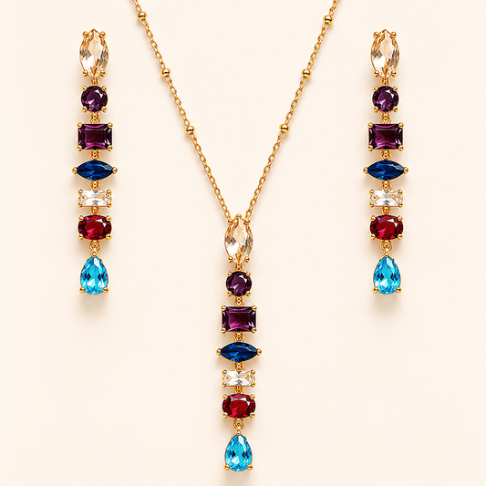 Aurora Prism Jewelry Set - Zenee - Jewelry Sets