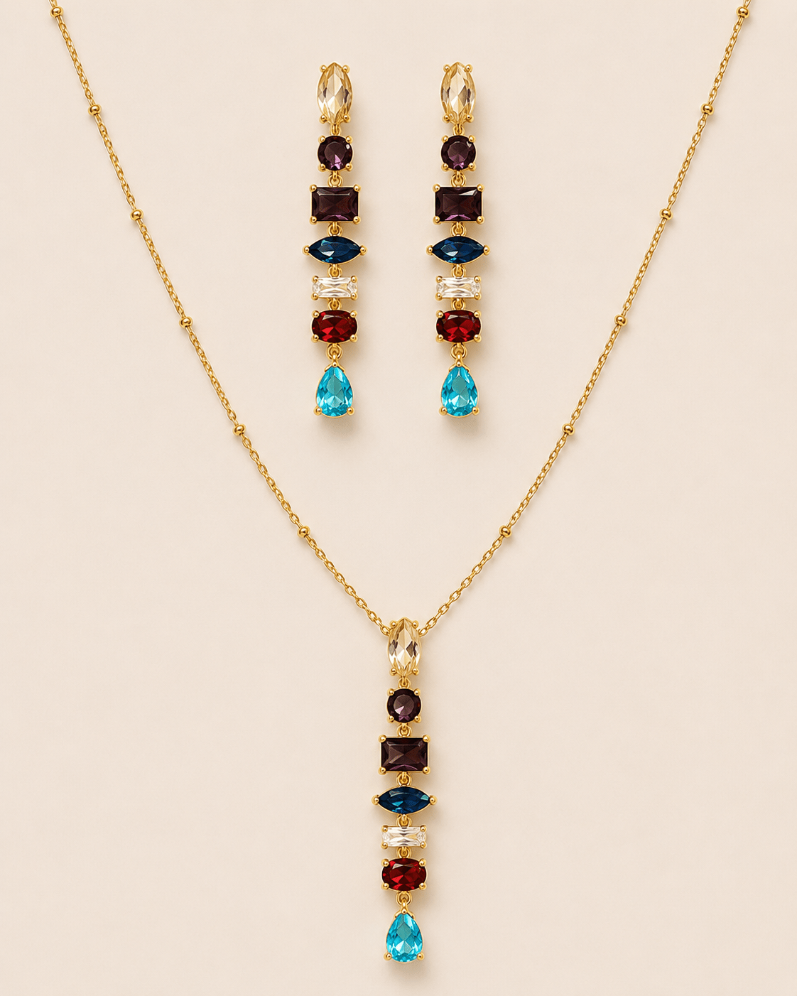 Aurora Prism Jewelry Set - Zenee - Jewelry Sets