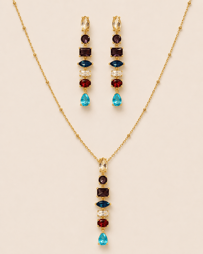 Aurora Prism Jewelry Set - Zenee - Jewelry Sets