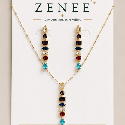 Aurora Prism Jewelry Set - Zenee - Jewelry Sets