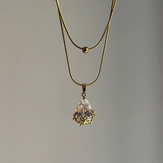 Bloom Drop Pendant Necklace - Zenee-Necklaces