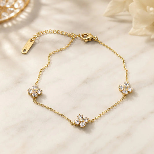 Bloom Trio Bracelet - Zenee-Bracelets