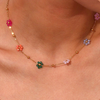Blossom Charm Necklace - Zenee-Necklaces
