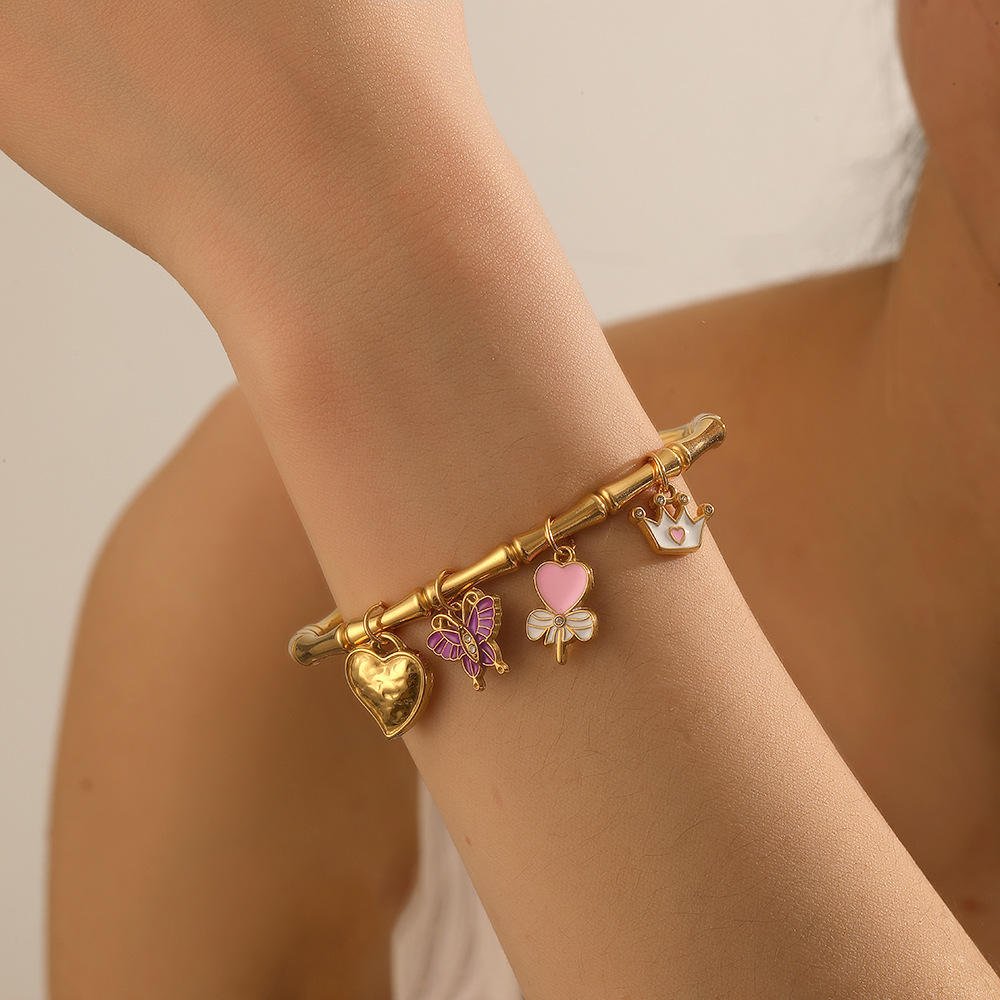 Candy Charm Coquette Bangle - Zenee - Bracelets