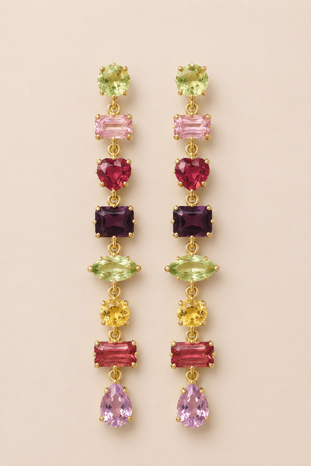 Candy Prism Drop Earrings - Zenee - Earrings